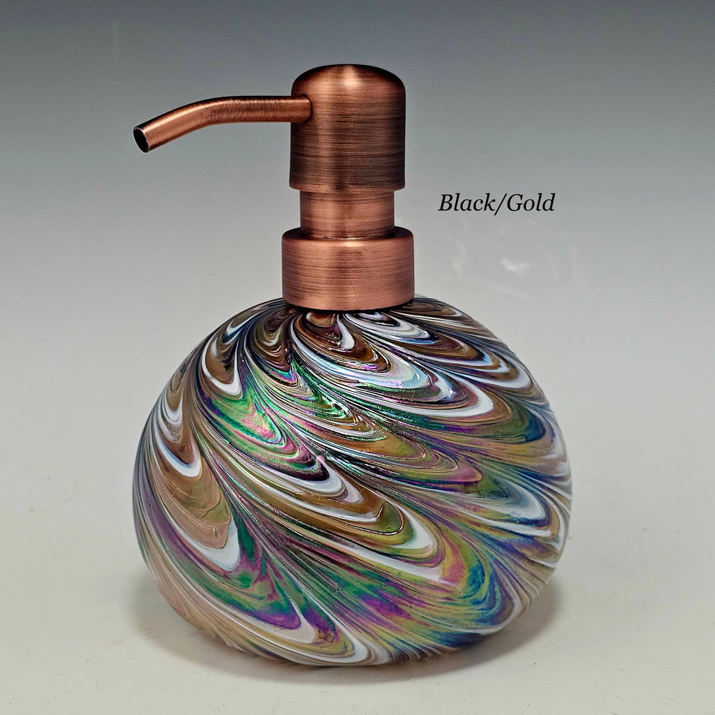 Hand Soap Dispenser - Rosetree Blown Glass Studio and Gallery