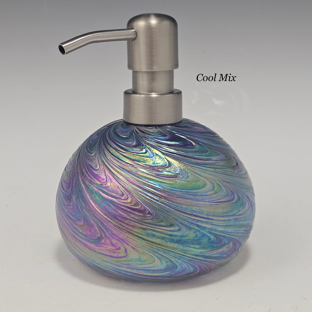 Hand Soap Dispenser - Rosetree Blown Glass Studio and Gallery