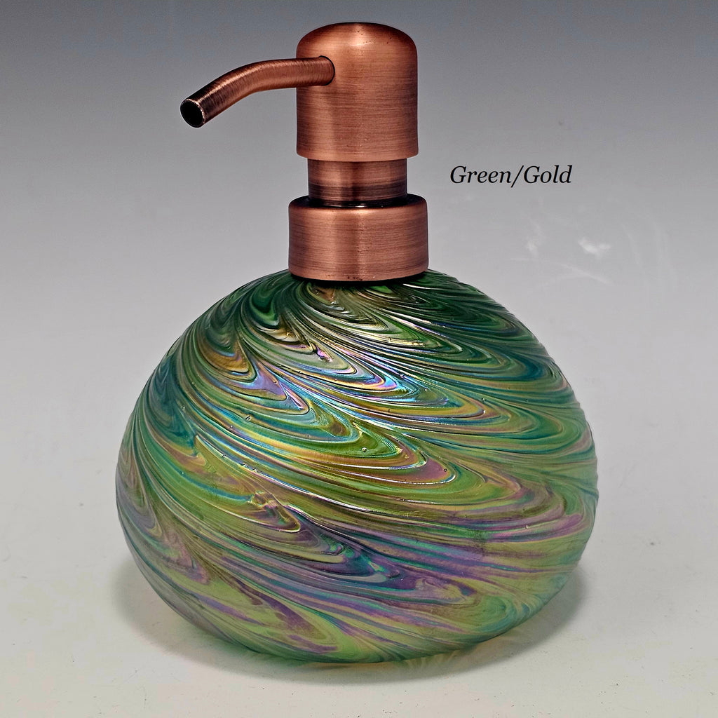 Hand Soap Dispenser - Rosetree Blown Glass Studio and Gallery
