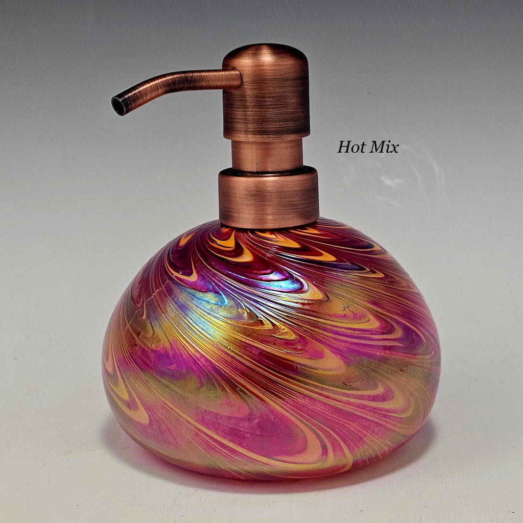 Hand Soap Dispenser - Rosetree Blown Glass Studio and Gallery