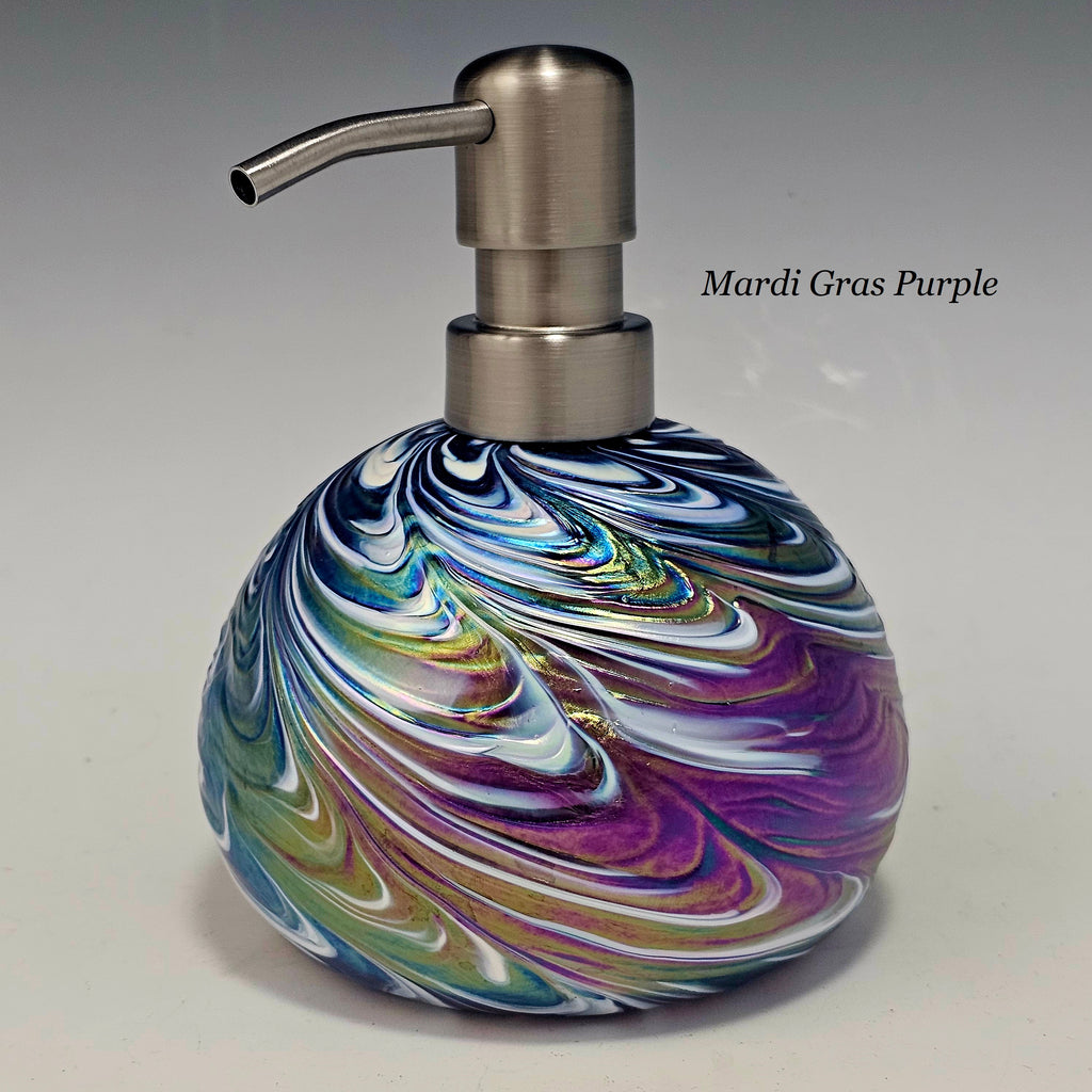 Hand Soap Dispenser - Rosetree Blown Glass Studio and Gallery