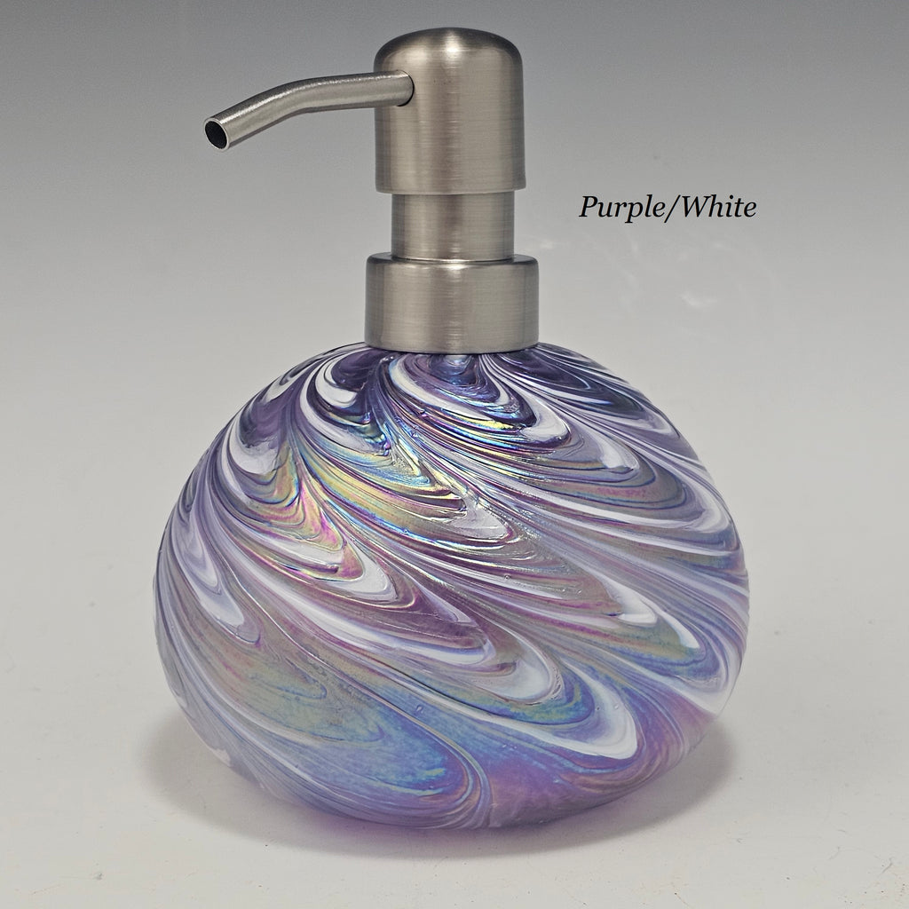 Hand Soap Dispenser - Rosetree Blown Glass Studio and Gallery