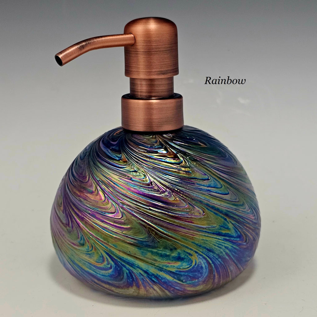 Hand Soap Dispenser - Rosetree Blown Glass Studio and Gallery