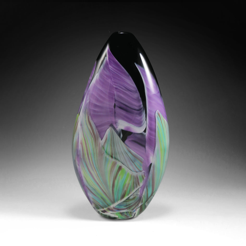 Tall Transformation Vases - Rosetree Blown Glass Studio and Gallery