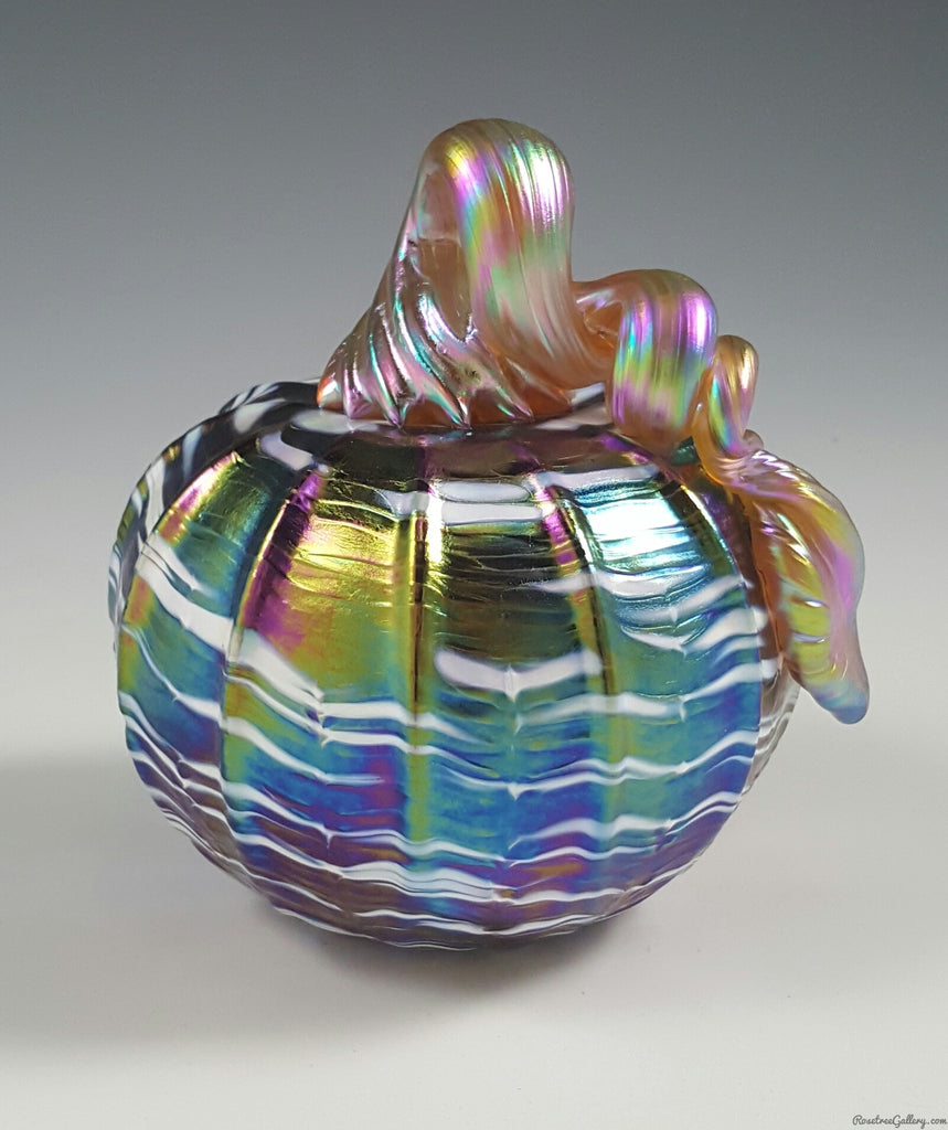 Iridescent Pumpkins - Rosetree Blown Glass Studio and Gallery | New Orleans