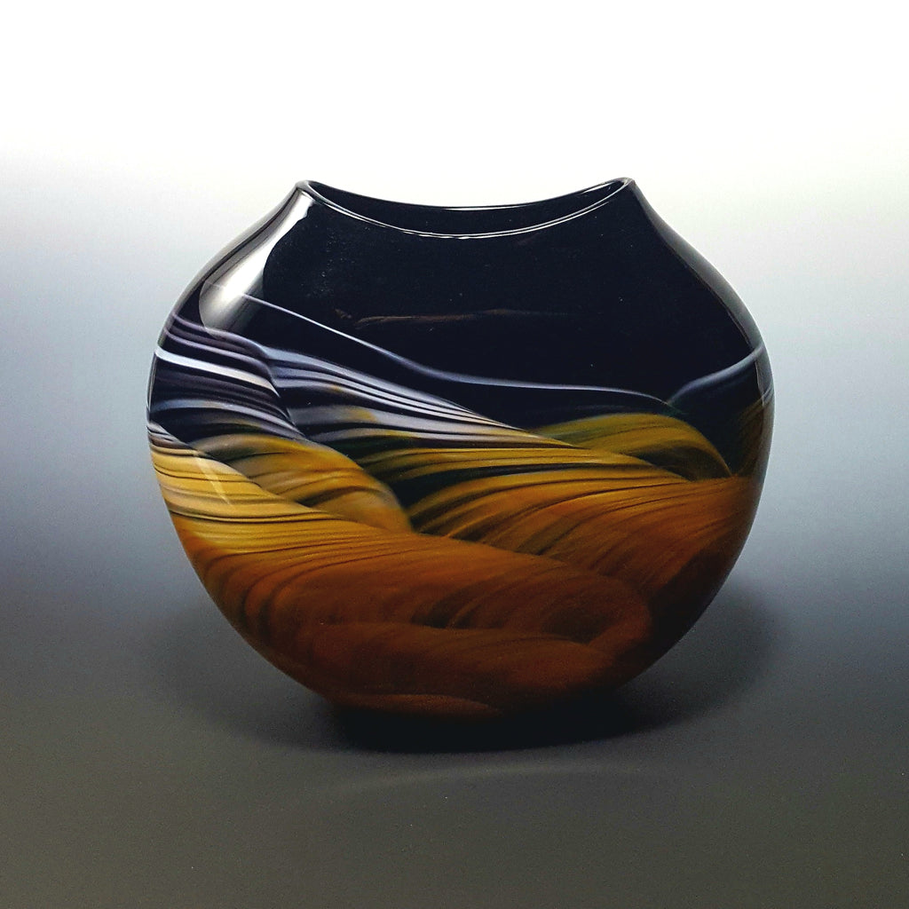 Medallion Vase - Rosetree Blown Glass Studio and Gallery | New Orleans