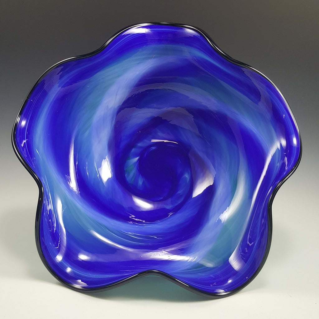 Wavy Bowl - Rosetree Blown Glass Studio and Gallery