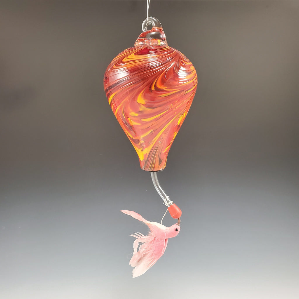 Hummingbird Feeder - Rosetree Blown Glass Studio and Gallery | New Orleans