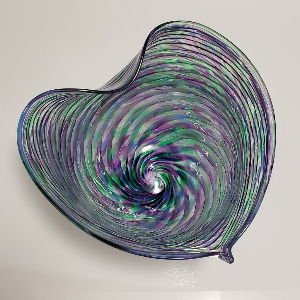 Heart Bowl - Rosetree Blown Glass Studio and Gallery | New Orleans