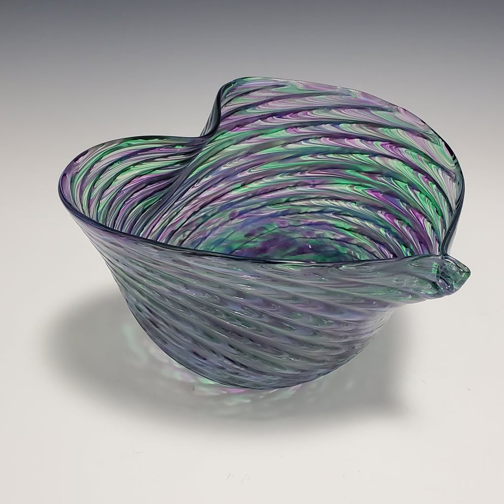 Heart Bowl - Rosetree Blown Glass Studio and Gallery