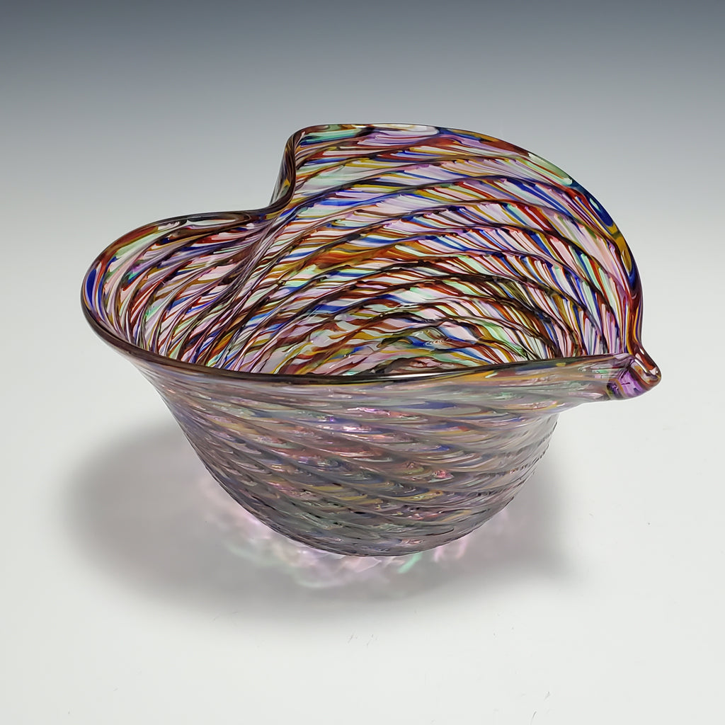 Heart Bowl - Rosetree Blown Glass Studio and Gallery