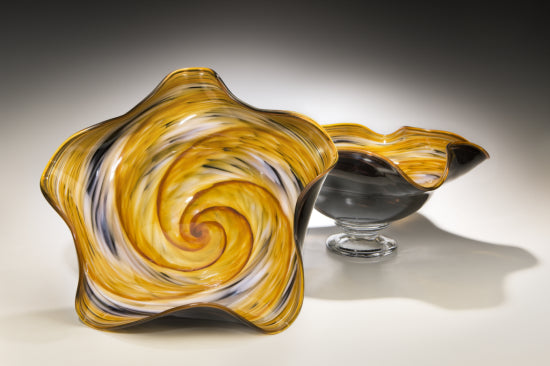 Wavy Bowl - Rosetree Blown Glass Studio and Gallery | New Orleans
