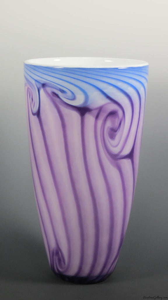 Two-Tone Cone Vase - Rosetree Blown Glass Studio and Gallery | New Orleans
