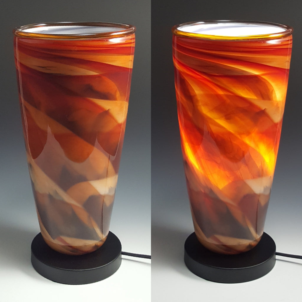 Dreamscape Uplight - Rosetree Blown Glass Studio and Gallery | New Orleans