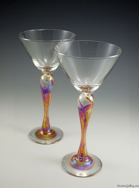 Martini Glass - Rosetree Blown Glass Studio and Gallery | New Orleans