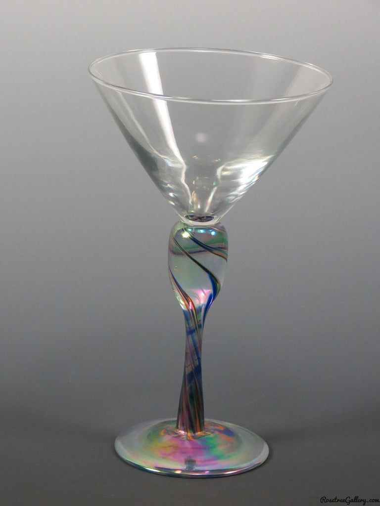 Martini Glass - Rosetree Blown Glass Studio and Gallery | New Orleans