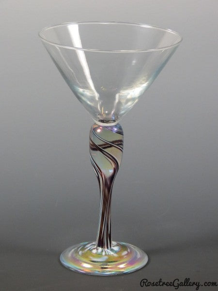 Martini Glass - Rosetree Blown Glass Studio and Gallery | New Orleans