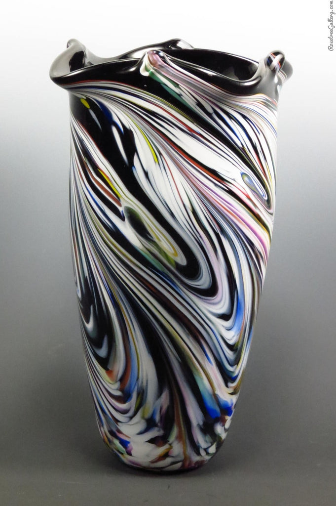 Color Pinched Vase - Rosetree Blown Glass Studio and Gallery | New Orleans