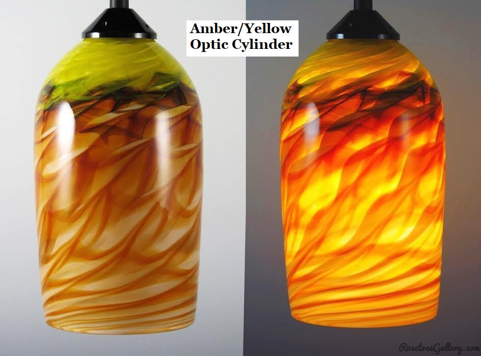 Optic Pendants - Rosetree Blown Glass Studio and Gallery | New Orleans