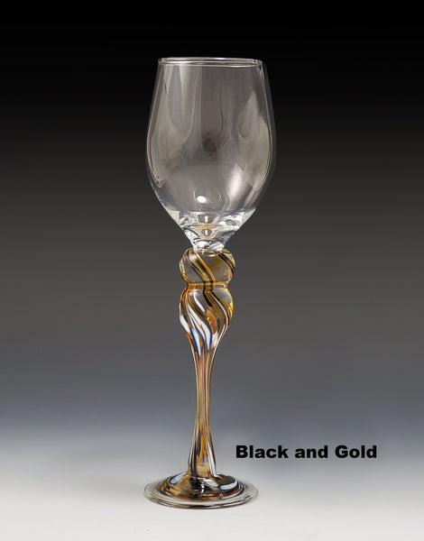 Wine Goblets - Rosetree Blown Glass Studio and Gallery