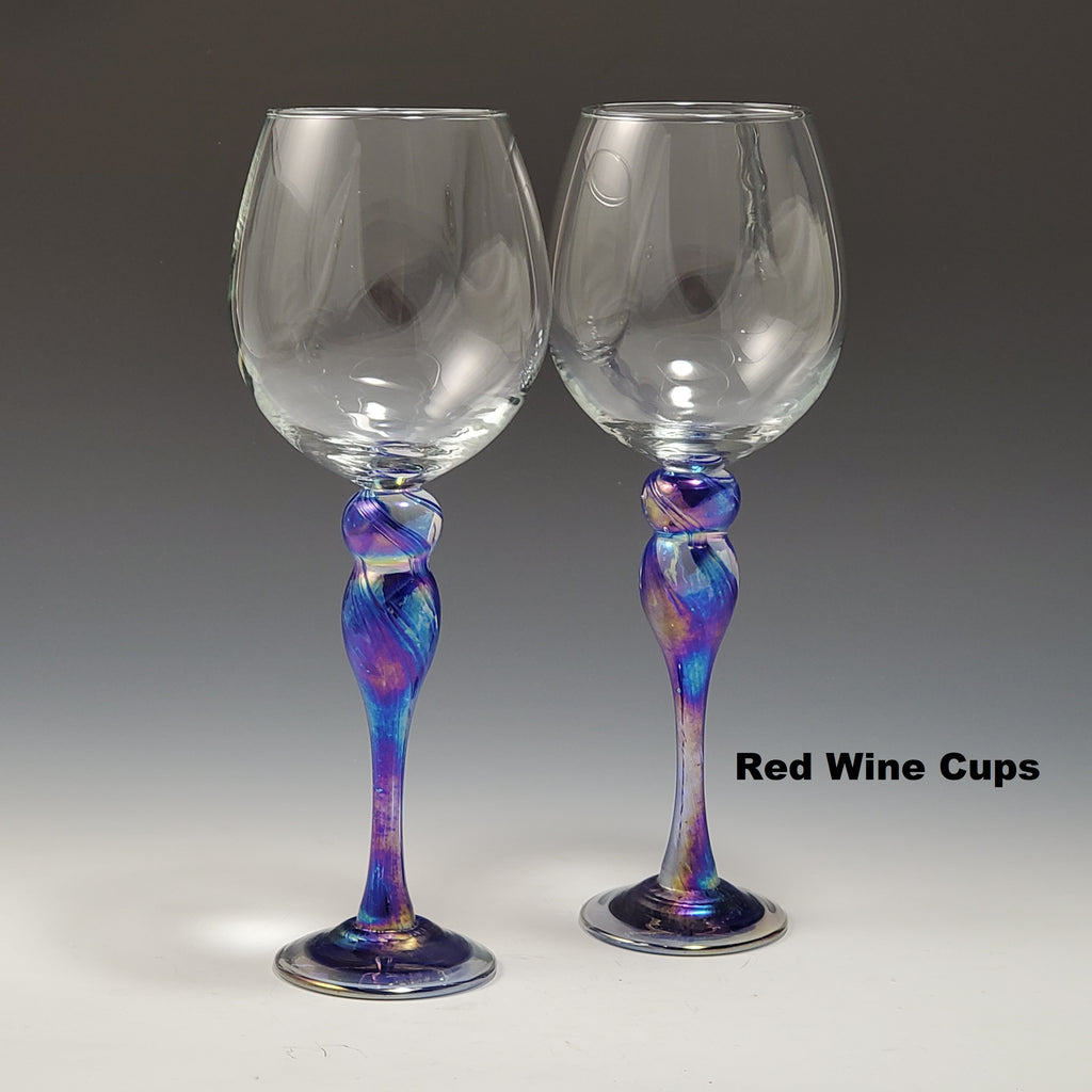 Wine Goblets - Rosetree Blown Glass Studio and Gallery