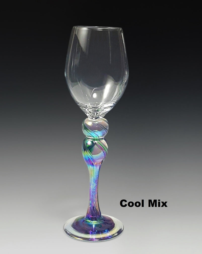 Wine Goblets - Rosetree Blown Glass Studio and Gallery