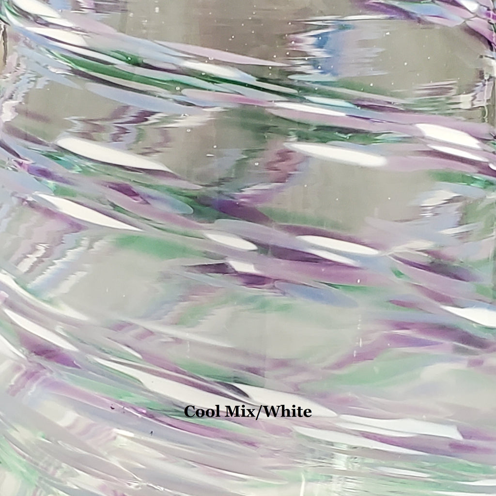 A Pair of Dizzy on the Rocks Glasses - Rosetree Blown Glass Studio and Gallery | New Orleans