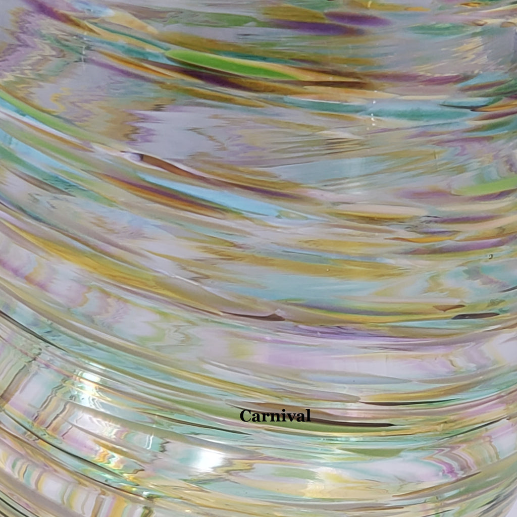 A Pair of Dizzy on the Rocks Glasses - Rosetree Blown Glass Studio and Gallery | New Orleans