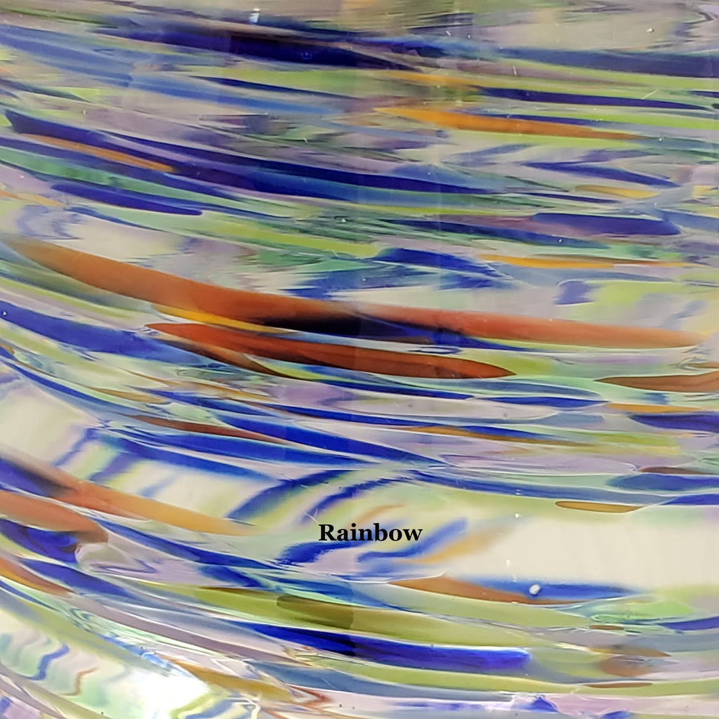 A Pair of Dizzy on the Rocks Glasses - Rosetree Blown Glass Studio and Gallery | New Orleans