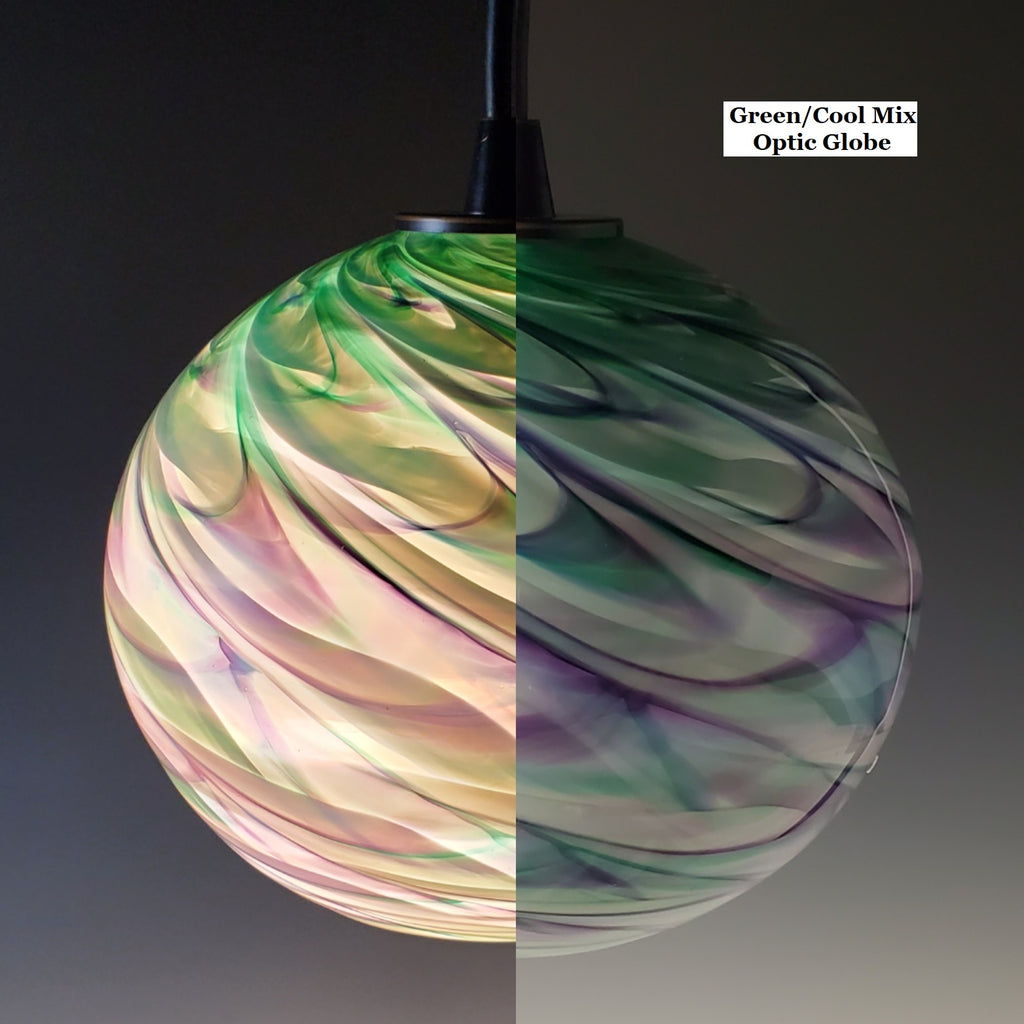 Optic Pendants - Rosetree Blown Glass Studio and Gallery | New Orleans