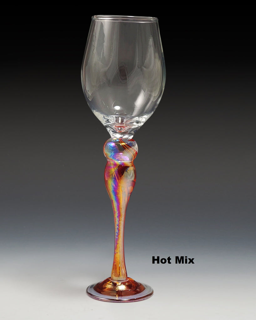 Wine Goblets - Rosetree Blown Glass Studio and Gallery
