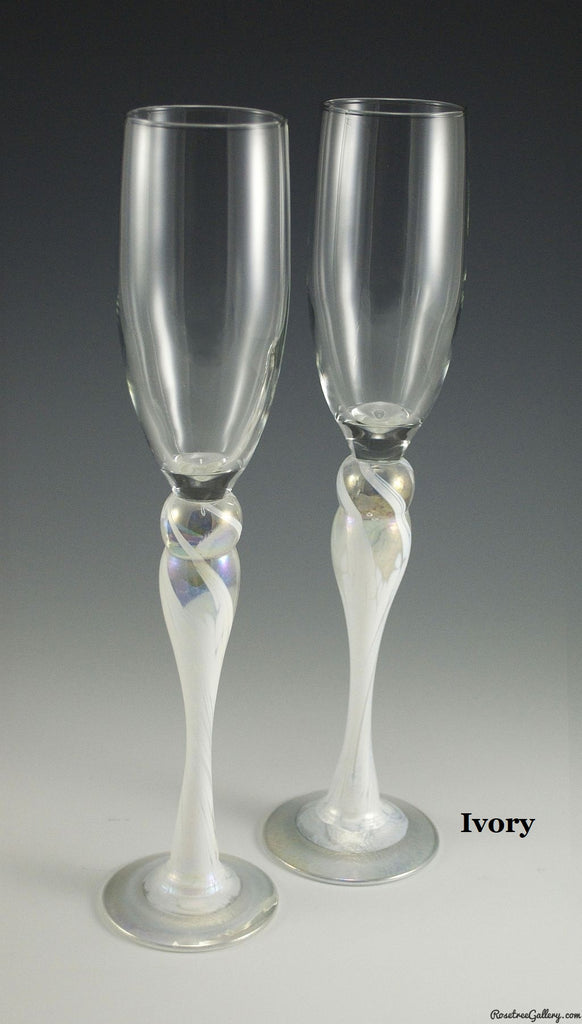 Champagne Glass - Rosetree Blown Glass Studio and Gallery | New Orleans