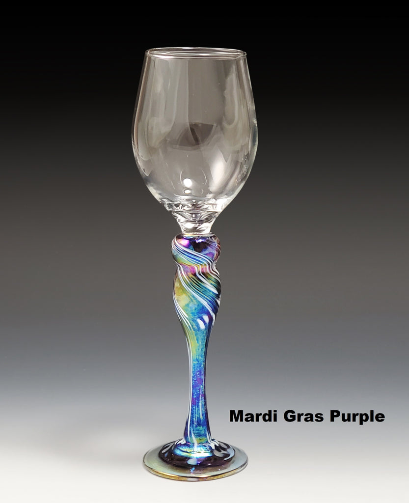 Wine Goblets - Rosetree Blown Glass Studio and Gallery