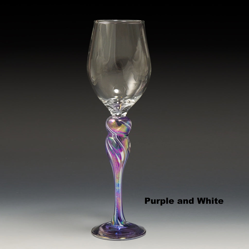 Wine Goblets - Rosetree Blown Glass Studio and Gallery