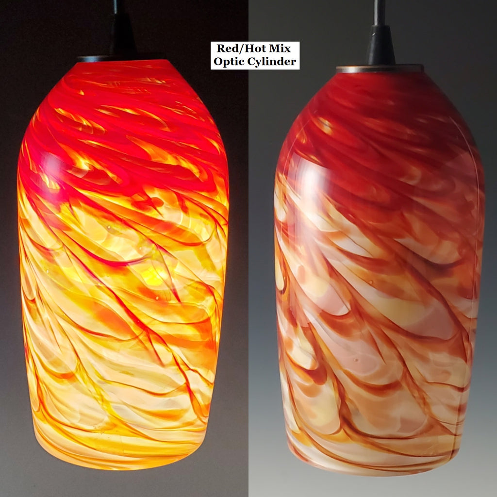 Optic Pendants - Rosetree Blown Glass Studio and Gallery | New Orleans