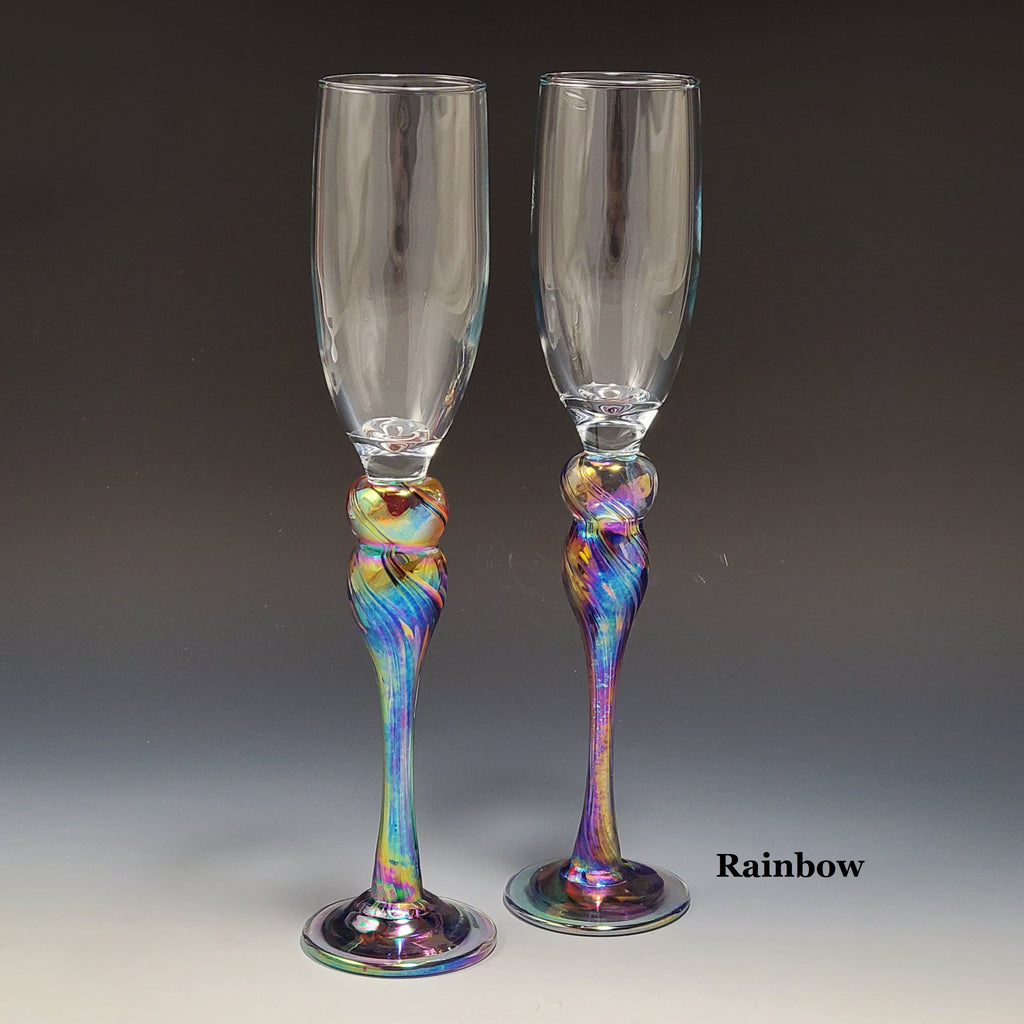 Champagne Glass - Rosetree Blown Glass Studio and Gallery | New Orleans