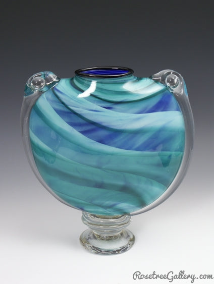 M&M Vase - Rosetree Blown Glass Studio and Gallery | New Orleans