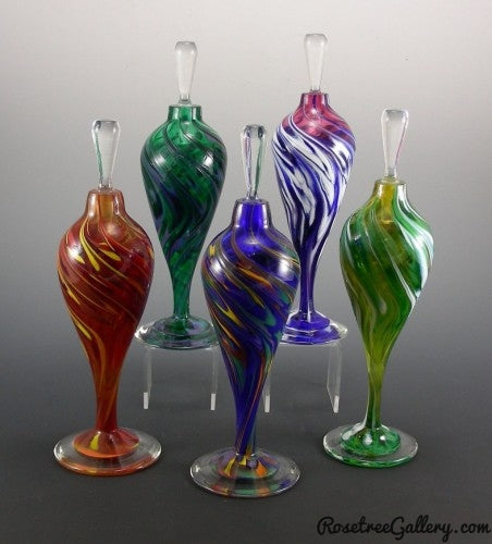 Perfume Bottles - Rosetree Blown Glass Studio and Gallery | New Orleans