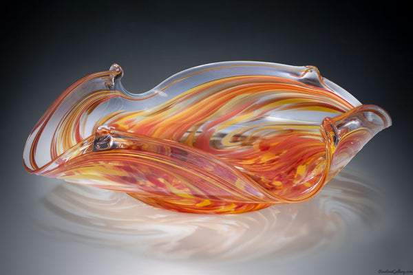 Square Bowl - Rosetree Blown Glass Studio and Gallery | New Orleans