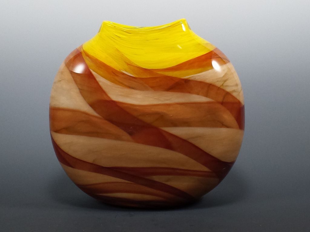 Medallion Vase - Rosetree Blown Glass Studio and Gallery | New Orleans