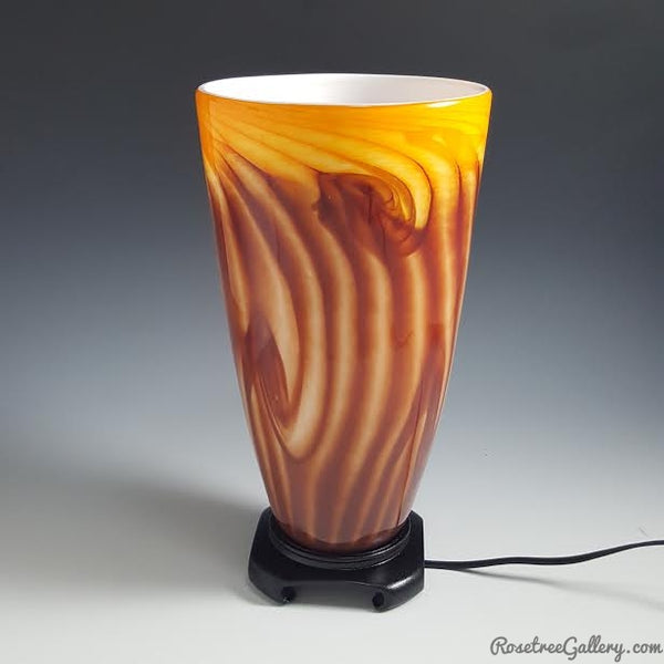 Tall Uplight - Rosetree Blown Glass Studio and Gallery | New Orleans