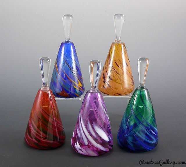 Perfume Bottles - Rosetree Blown Glass Studio and Gallery | New Orleans
