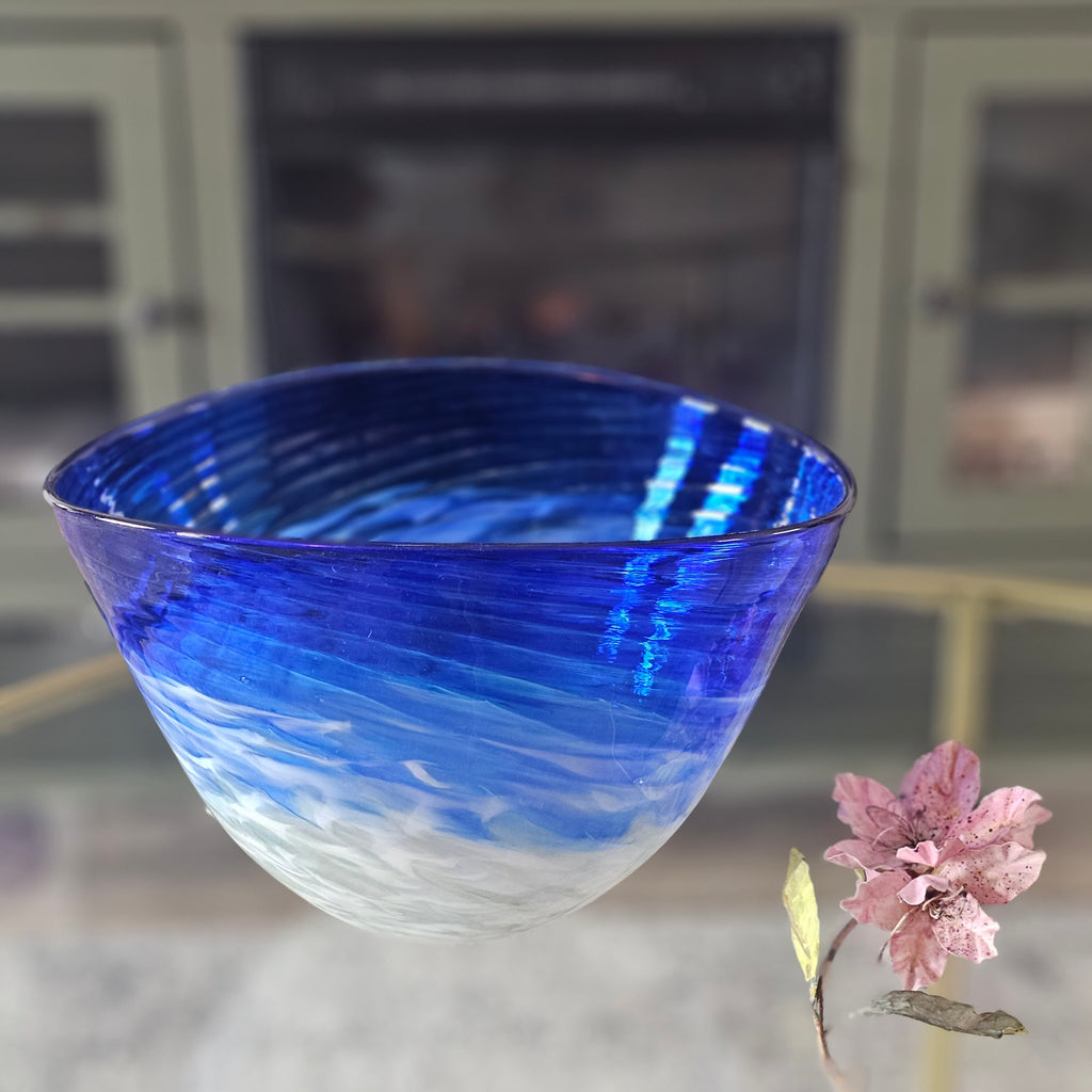 Spiral Bowl - Rosetree Blown Glass Studio and Gallery