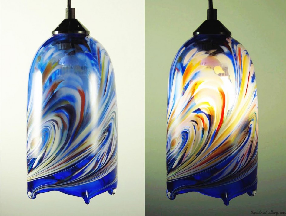 Flame Pendants - Rosetree Blown Glass Studio and Gallery | New Orleans