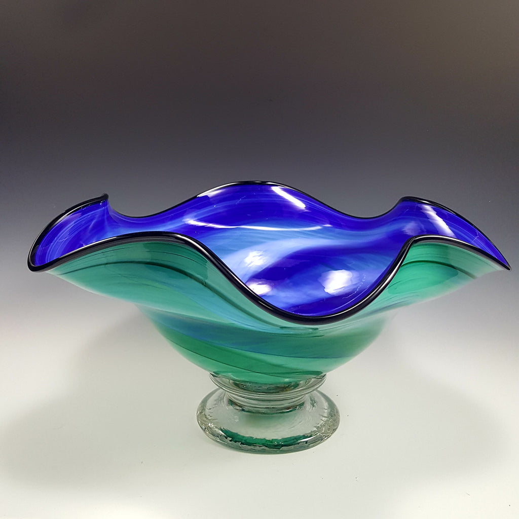 Wavy Bowl - Rosetree Blown Glass Studio and Gallery