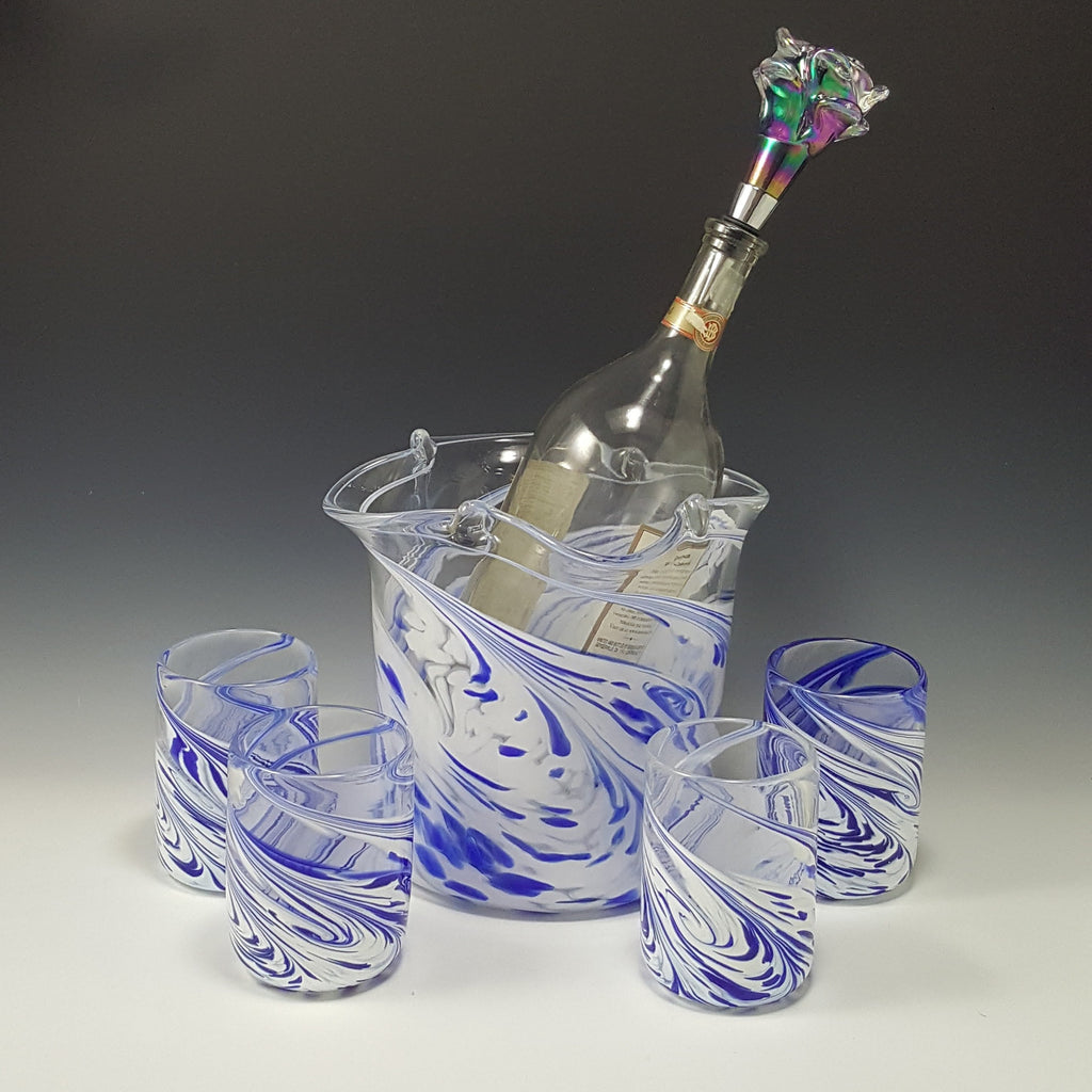 Ice Bucket - Rosetree Blown Glass Studio and Gallery | New Orleans