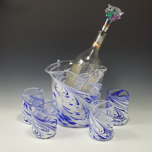 Ice Bucket - Rosetree Blown Glass Studio and Gallery | New Orleans
