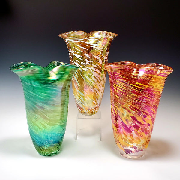 Rowena Vase - Rosetree Blown Glass Studio and Gallery | New Orleans