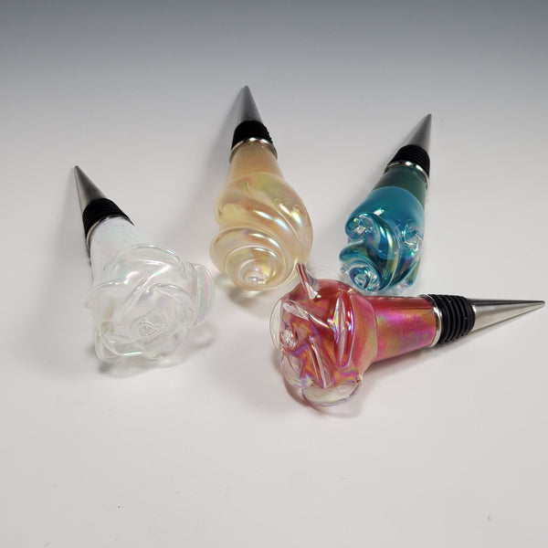 Bottle Stoppers - Rosetree Blown Glass Studio and Gallery | New Orleans