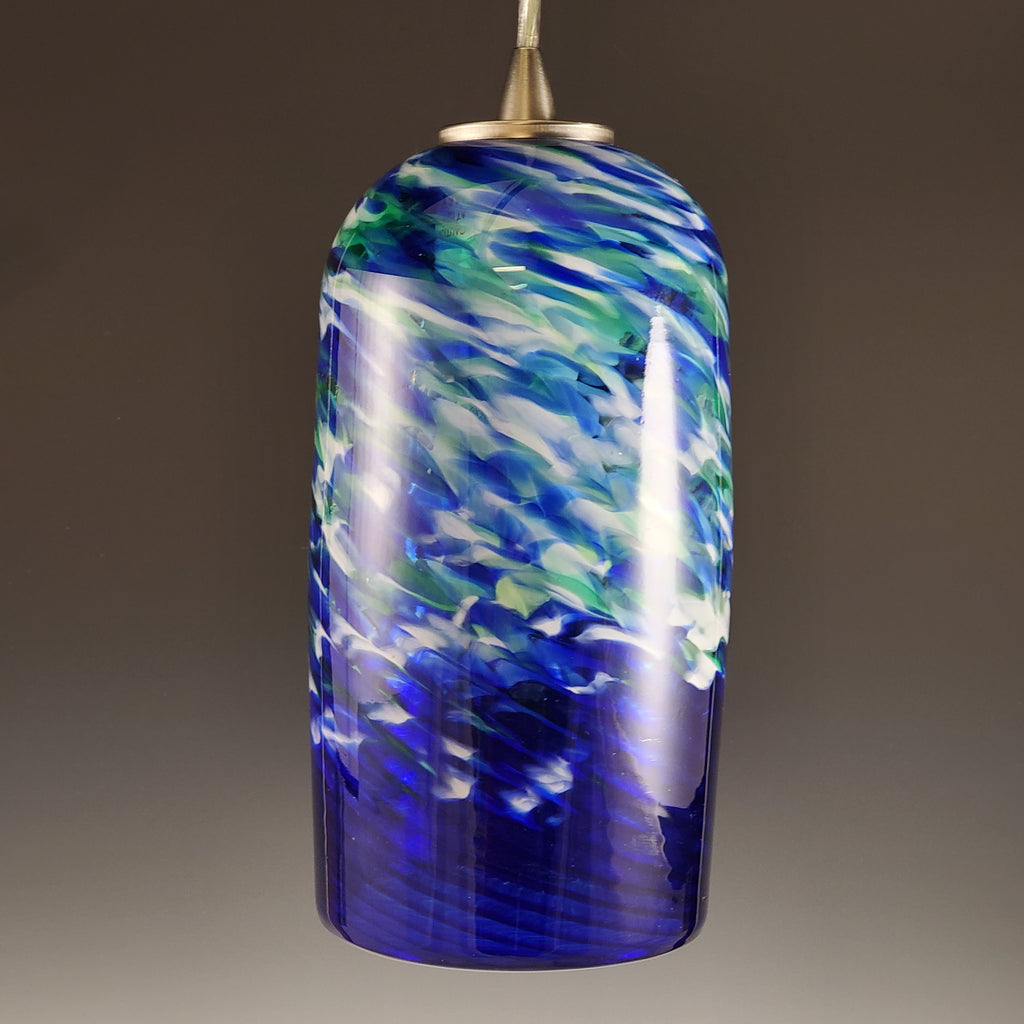 Spiral Pendant Light - Rosetree Blown Glass Studio and Gallery | New Orleans